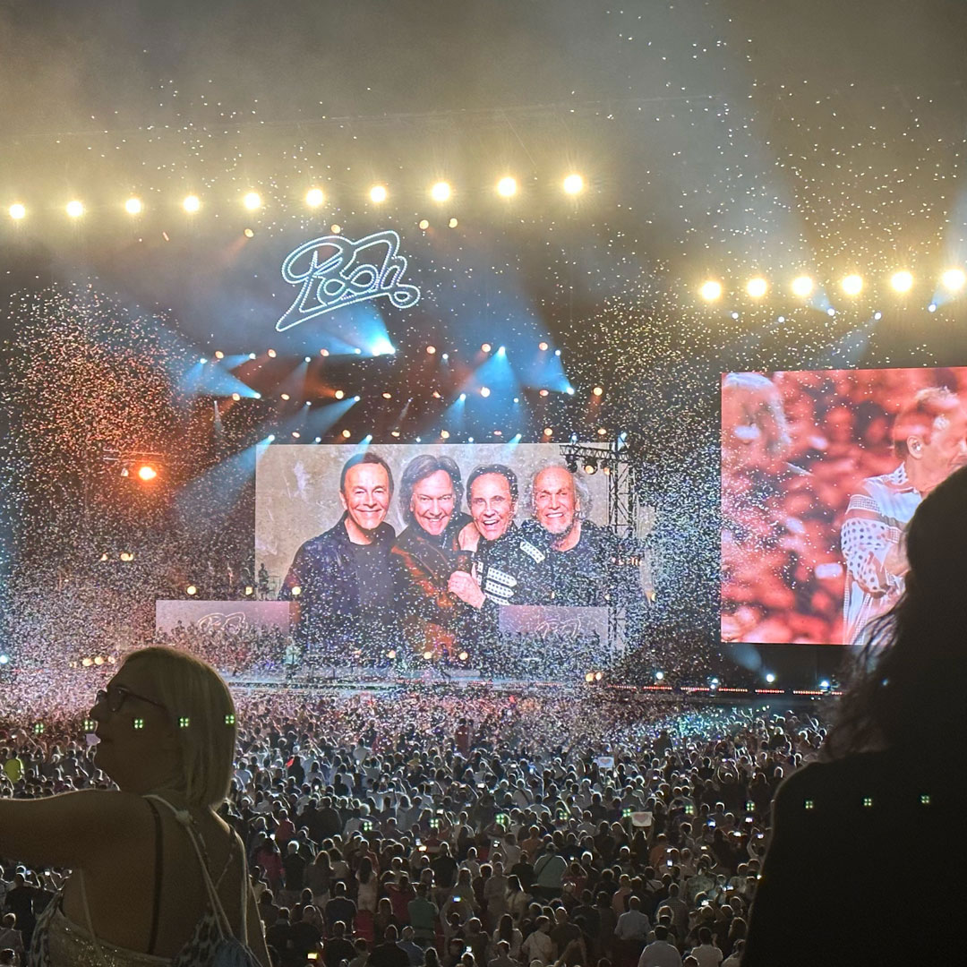 La chiusura del concerto di San Siro